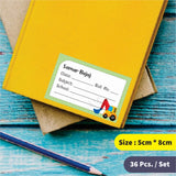 Personalized School Book Labels - Crane Zone