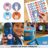 Round waterproof name labels - Cuddle Buddies