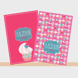 Cupcake Theme Notebook