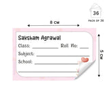 School Book Label - Cute Animals