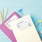 School Book Label - Cute Mermaid