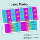 Label Combo -Cute Owl