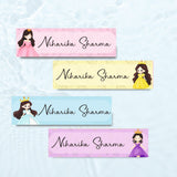Waterproof Labels - Cute Princess