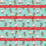 Personalised Wrapping paper - Cute Santa