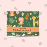 Personalised Gift Notecard - Cute Animal