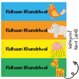Waterproof Labels - Cute Animals