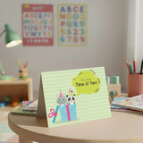 Personalised Gift notecard -Cute cat