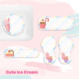 Mini Label Pack - Cute Ice Cream
