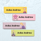 Waterproof Labels - Cute Princess