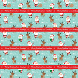 Personalised Wrapping Paper - Cute Santa