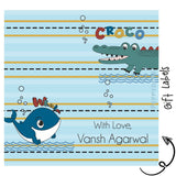 Gift Labels - Cute whale