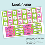 Label Combo -Cute Llama