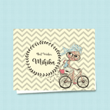 Personalised Gift Notecard - Cycle Ride