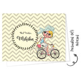 Personalised Gift Notecard - Cycle Ride