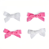 Cherry Blossom Bows Clips (Set of 4)