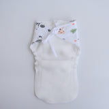 Orange Hearts - Doodle Dry Nappies (Set of 2)