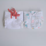 Red Hearts - Doodle Dry Nappies (Set of 2)