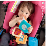 TurtleBee Mind Stacker Sensory Cube – Montessori Busy Board Travel Toy for 1-3 Yr Toddlers