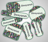 Dark Cactus Name Labels