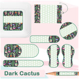 Dark Cactus Name Labels
