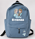 Denim Backpack - Frozen