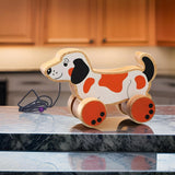 Premium Pull Along Toy Wooden Doggy