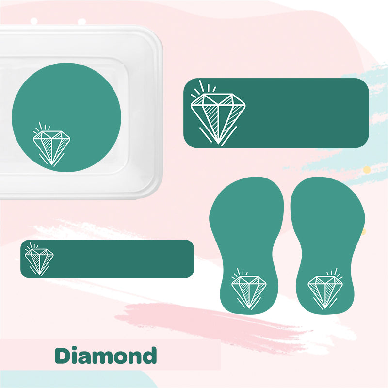 Packing Diamond Label Mini Label Pack - Diamond – Popup Kids