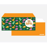 Dino Theme envelope Set - Green