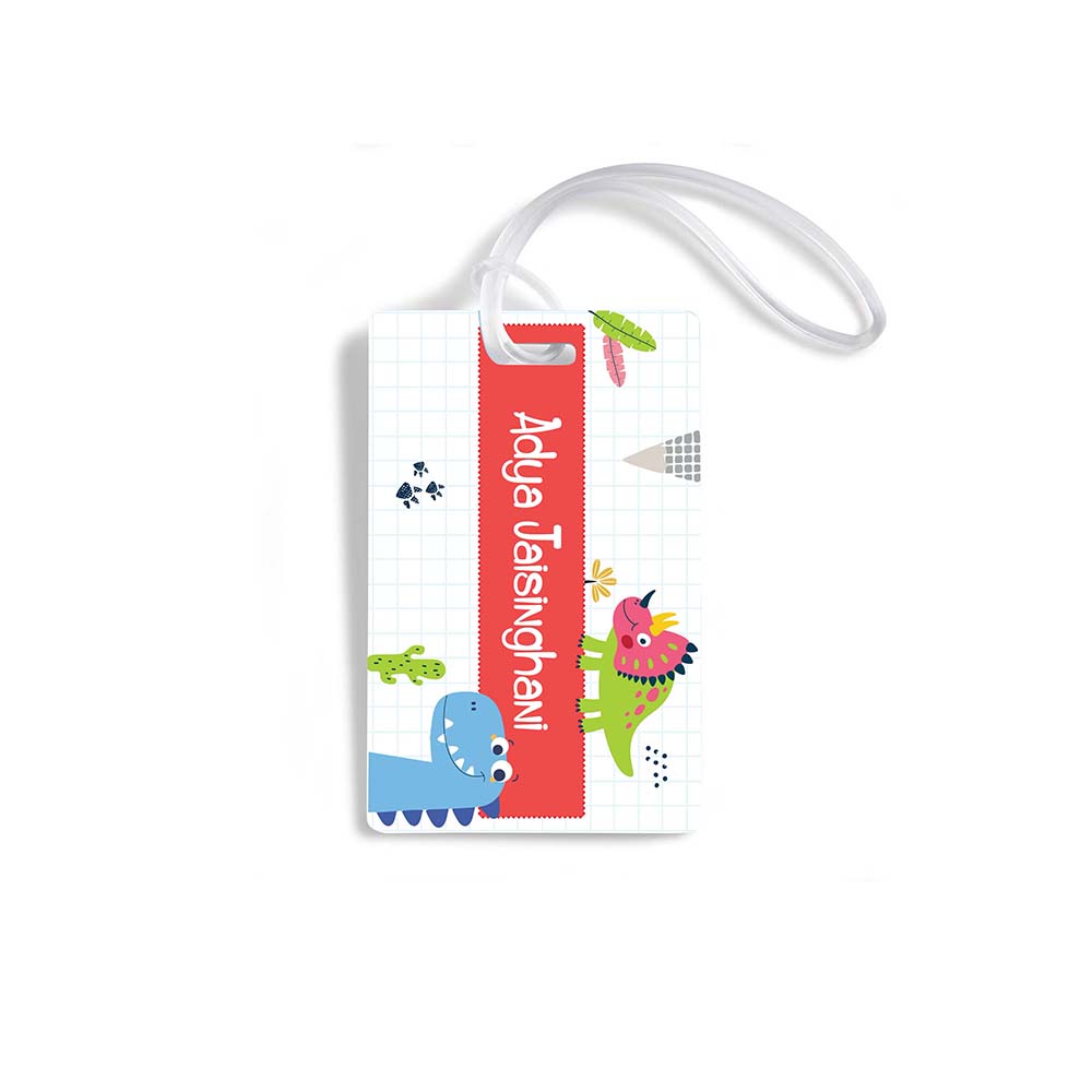 Luggage Tags - Set of 4 - Dinosaur