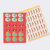 Sticker Sheet - Set of 2 A4 - Dinosaur