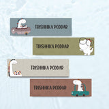 Waterproof Labels - Dino Colors