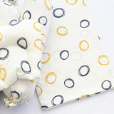 Doodle Circles - Cot Bedsheet Set