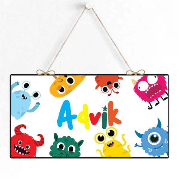 Personalised Door Sign - Monster Zone – Popup Kids