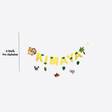 Junior Zooloo Safari Personalised Name Bunting