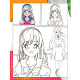 Colour Your Own Manga Book 1 with Manga Colouring Poster for Kids Age 4+
