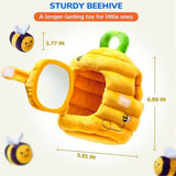 Feel & Find Sensory Beehive Soft Baby Beehive with 5 Sensory Bees