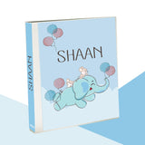 Elephant - Blue Binder