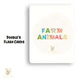 Doodle's Flash Cards - Farm Animals