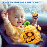 Feel & Find Sensory Beehive Soft Baby Beehive with 5 Sensory Bees
