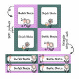 Label Combo -Fancy Flowers