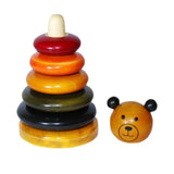Toys Wooden Bear Stacking Toy for Kids - Multicolor