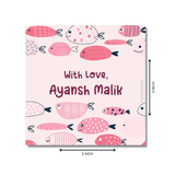 Gift Tag - Fish Pink