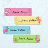 Waterproof Labels - Flamingo