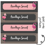 Waterproof Labels - Flamingo