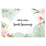 Gift Tag - Floral Pink