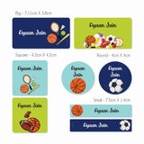 Mixed Waterproof Labels for Kids - Game On