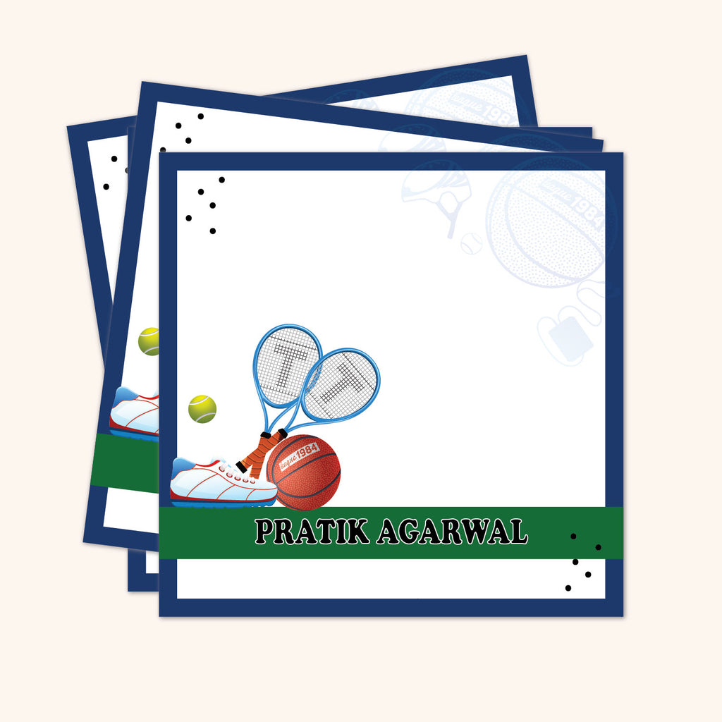 Gift Tag - Set of 24 - Get Sporty