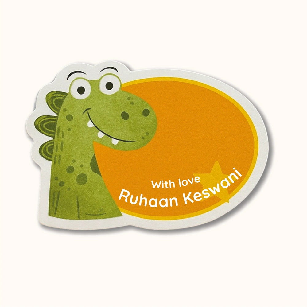 Gift Tag (Shape) - Dino