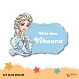 Gift Shape Stickers - Frozen
