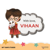 Gift Shape Stickers - Harry Potter